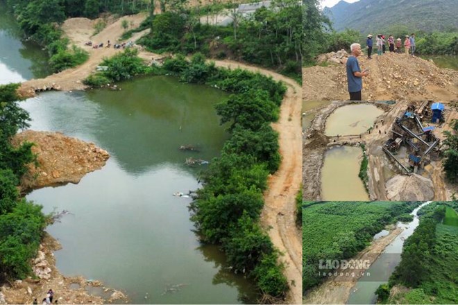 Mỏ cát ở Thái Nguyên vừa khai thác đã buộc phải dừng hoạt động