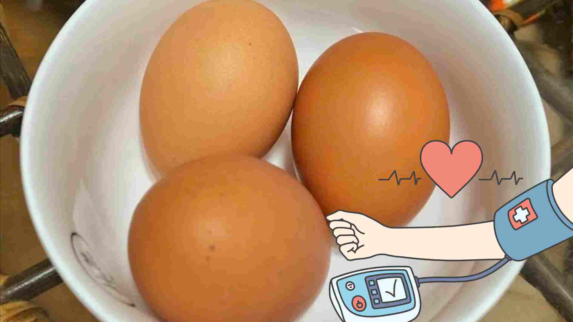 Un buen suplemento de huevos es bueno para la presion arterial. Imagen: El limpio