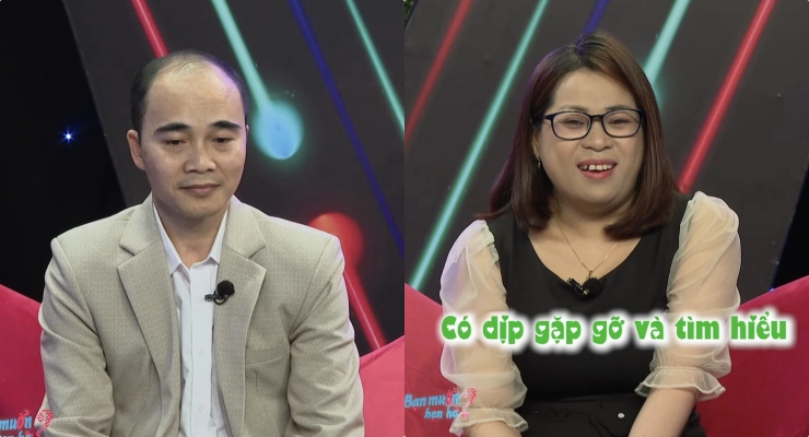 The couple on the show "You want to date". Photo: MCV Producer.