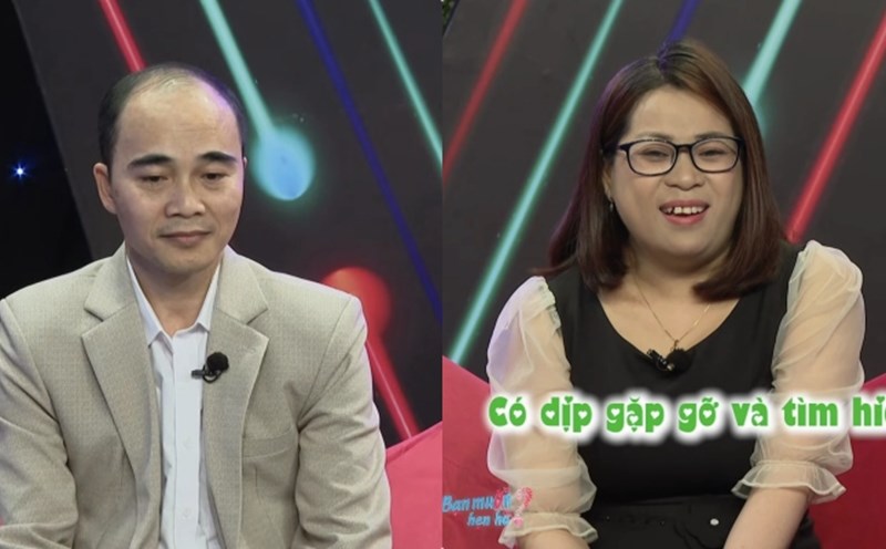 The couple on the show "You want to date". Photo: MCV Producer.