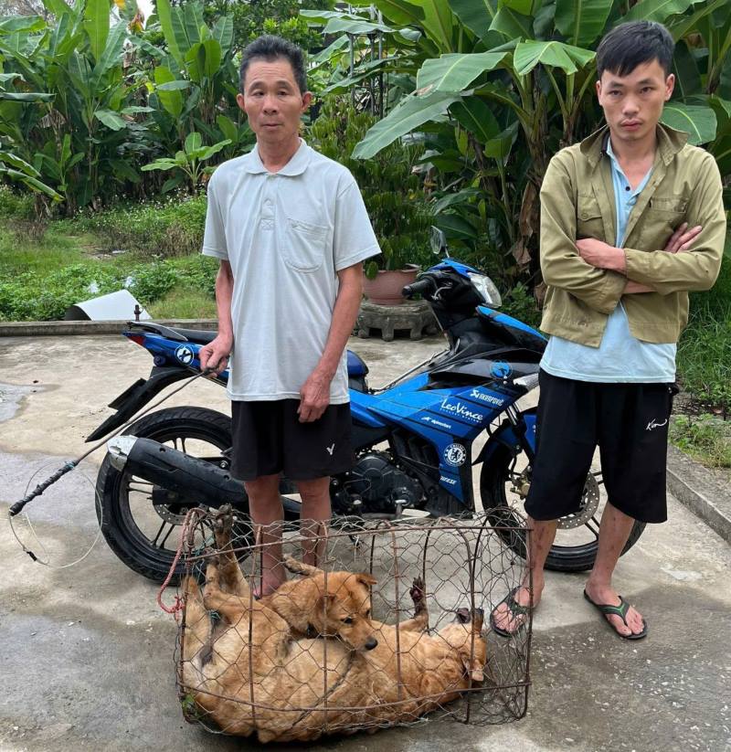 Hai doi tuong trom cho bi phat hien, bat giu. Anh: Cong an Thanh Hoa