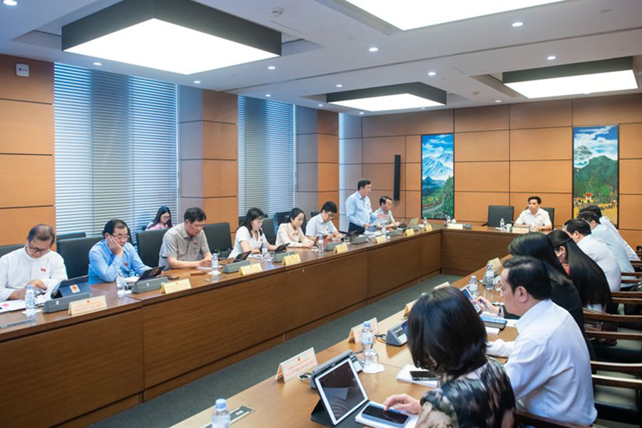 Quốc hội thảo luận tổ về 3 dự án Luật. Ảnh: Quochoi