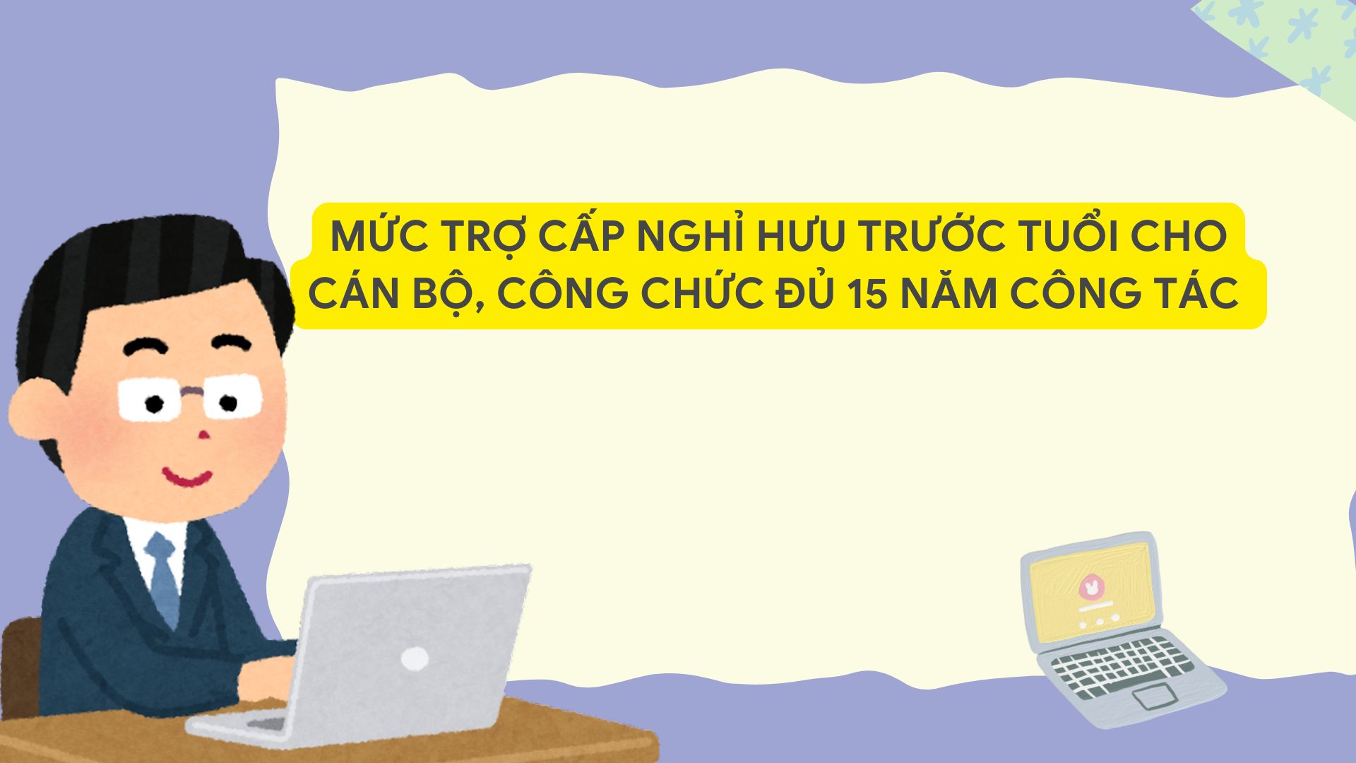 Beneficios de jubilacion anticipada para funcionarios y funcionarias que hayan cumplido 15 años de servicio