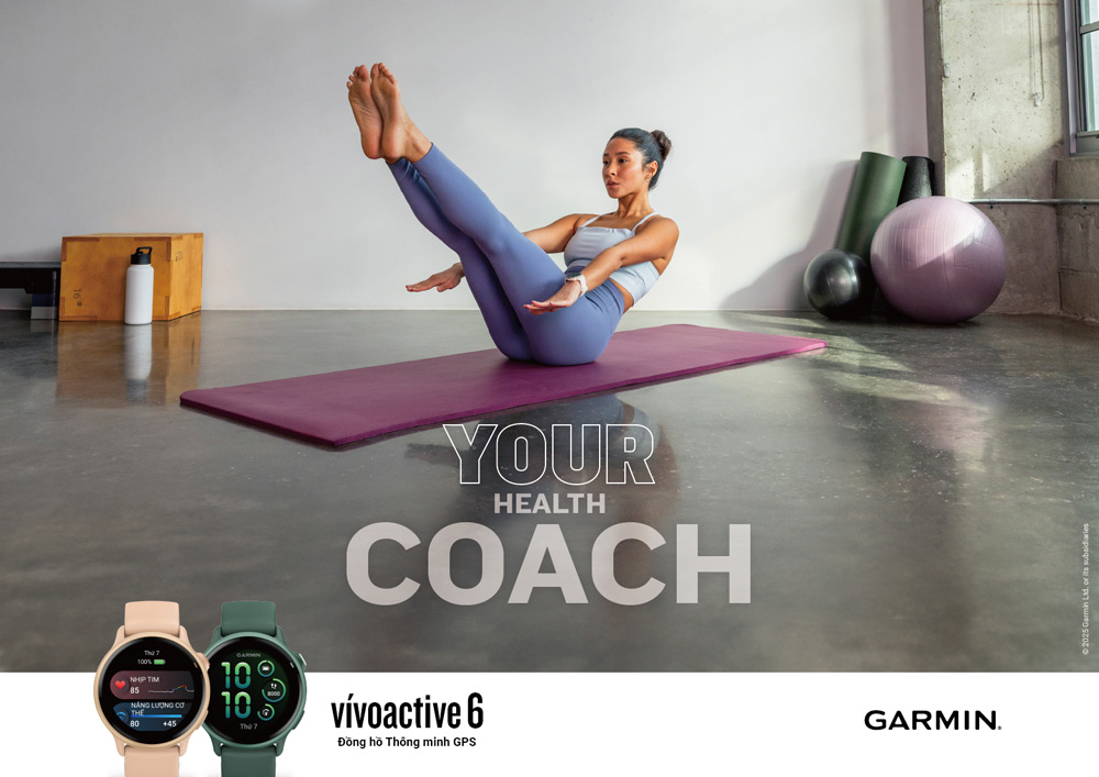 The new generation 6 GPS Garmin vivoactive smartwatch. Photo: Provided by the enterprise