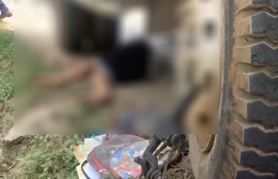 El accidente dejo dos estudiantes heridos. Foto: La gente lo ofrece