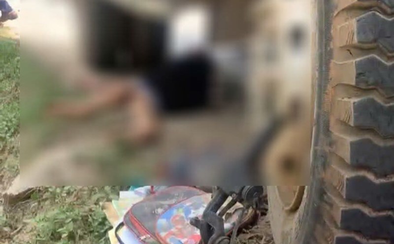 The accident caused 2 casualties. Photo: Provided by the people