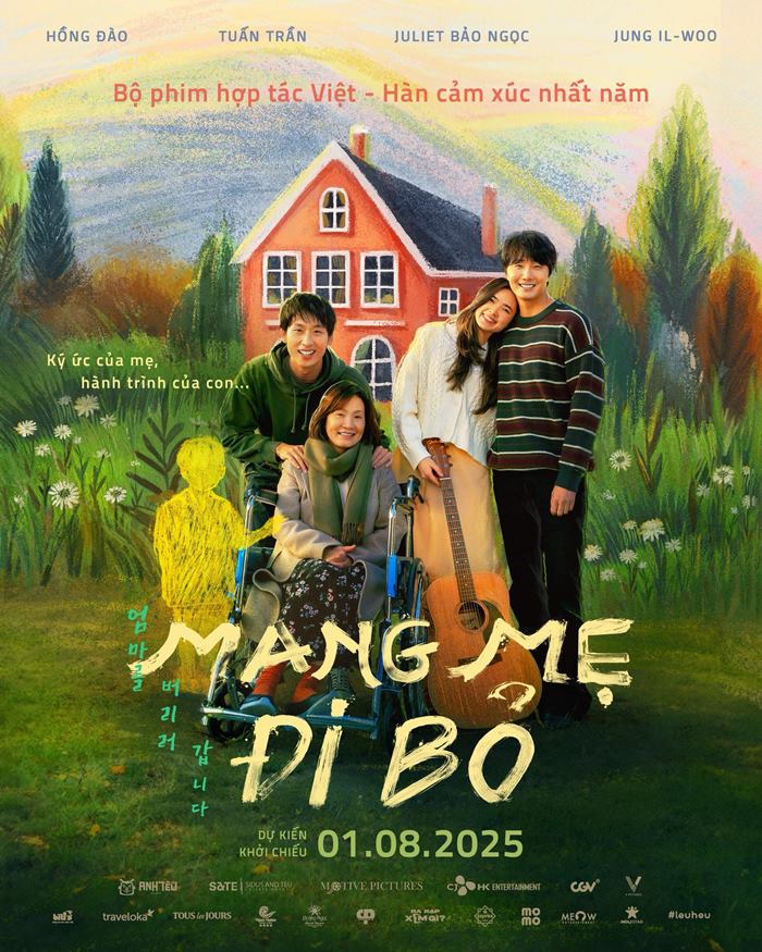 Tuan Tran - Hong Dao tai hop trong phim moi. Anh: Nha san xuat “Mang me bo di”