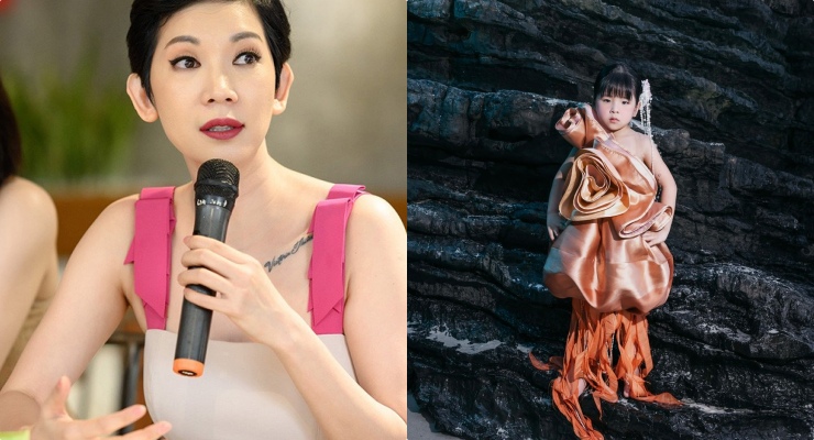 Xuan Lan and her young student Van Nhi. Photo: Provided by the character.