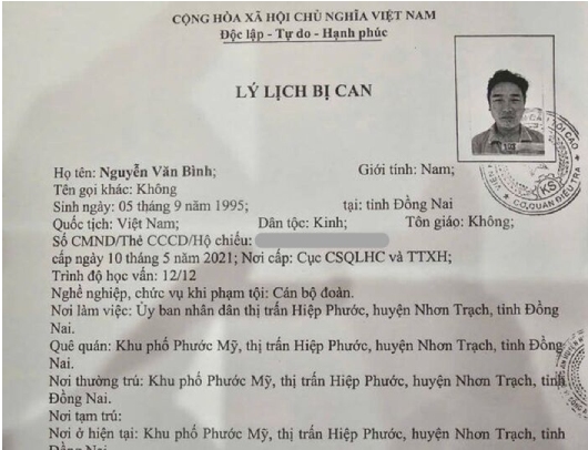 Bi can Nguyễn Văn Binh bi truy tố về tôi “Môi giới hối lô”