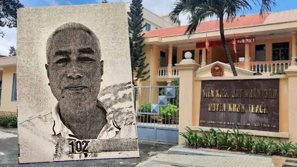 Nhon Trach District People's Procuracy headquarters, where former prosecutor Dinh Tuan Anh used to work (the defendant was prosecuted for the crime of "receiving bribes")