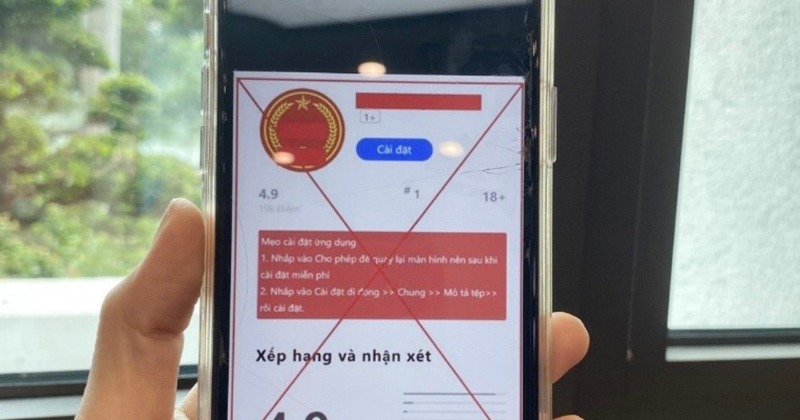 Đà Nẵng cảnh báo lừa đảo phần mềm giả cổng dịch vụ công, chiếm đoạt tiền. Ảnh: Công an TP Đà Nẵng