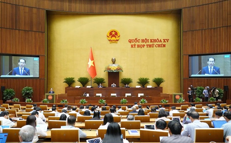 The 9th session, the 15th National Assembly. Photo: Pham Thang