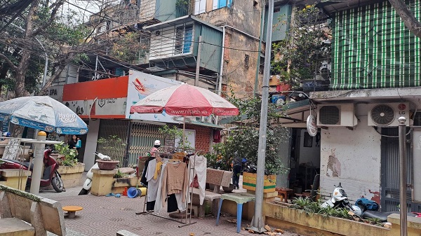 A corner of Van Ho apartment complex, Dong Da district, Hanoi. Photo: Minh Hanh