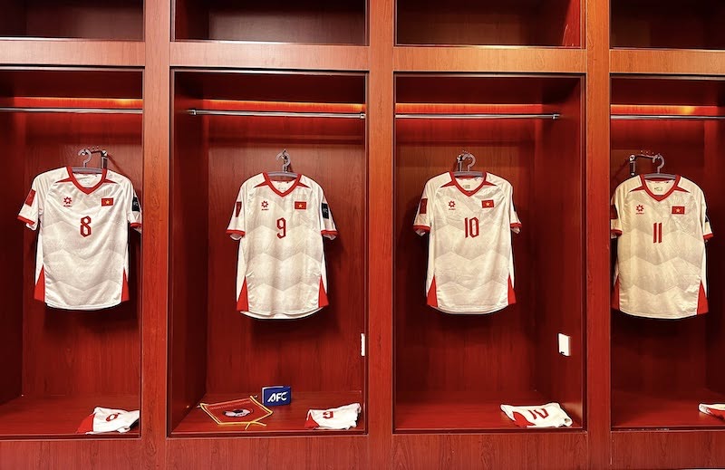 Phong thay do cua doi tuyen futsal nu Viet Nam. Anh: VFF