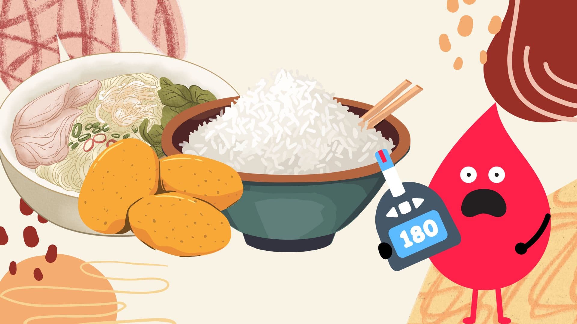 Low-sweetened foods but increase blood sugar