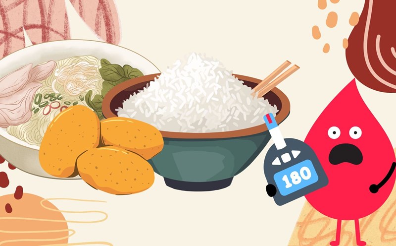 Low-sweetened foods but increase blood sugar