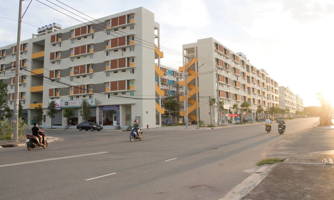 Khu nhà ở xã hội Định Hòa. Ảnh: Đình Trọng