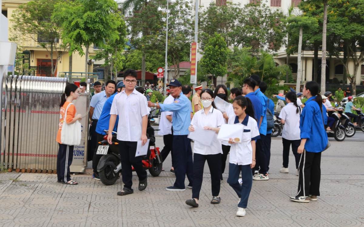 Hai Phong publicly announced the hot wire models for the 10th grade entrance exam. Photo: Hai Phong Portal