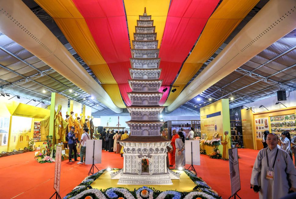 The Ly Dynasty tower version at Phat Tich Pagoda.