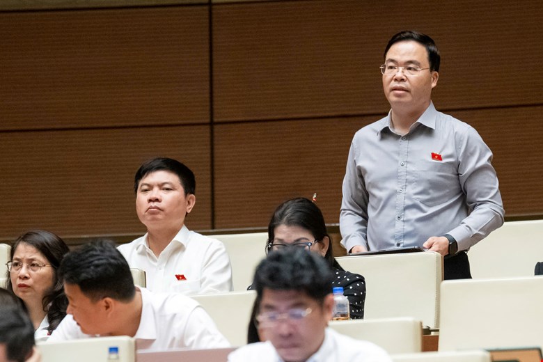 Dai bieu Tran Van Khai - Doan DBQH tinh Ha Nam. Anh: Quochoi