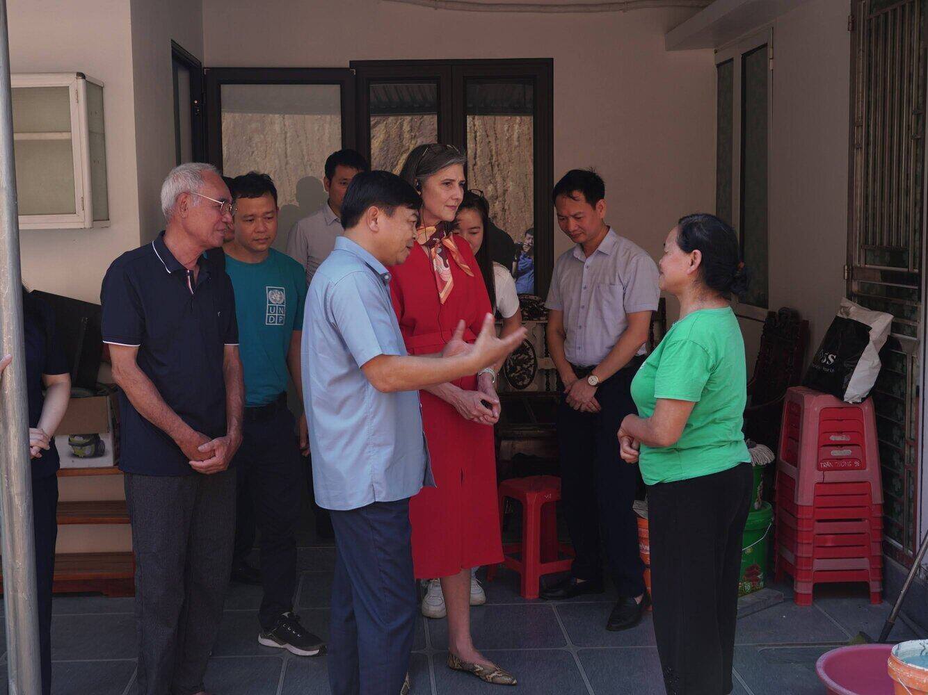 Ngoi nha cua ba Tap duoc xay dung thong qua Du an Phuc hoi som va tai thiet sau bao Yagi. Anh: UNDP Viet Nam