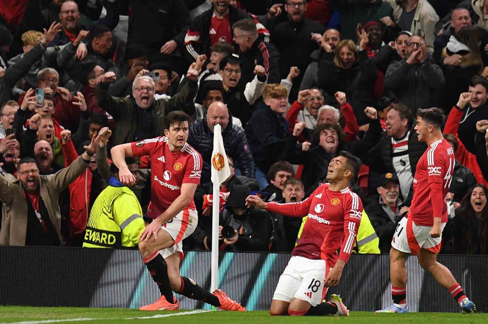 Man United da gianh ve vao choi chung ket Europa League de tim duong den Champions League mua sau. Anh: AFP