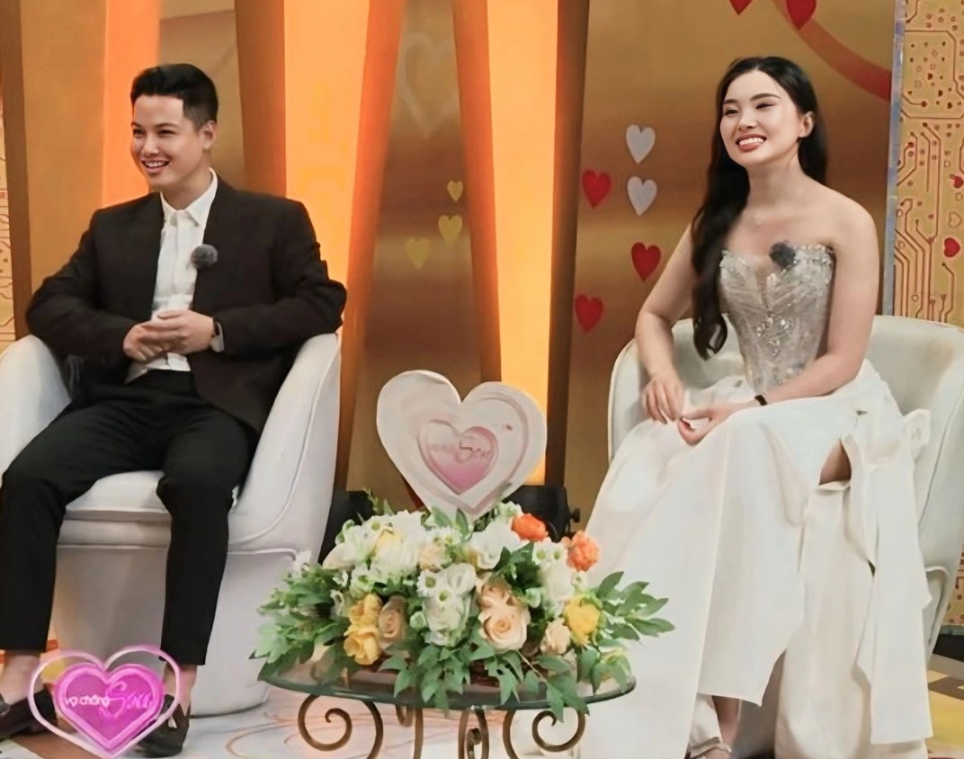 The couple at the program "Son of a Husband and a Wife". Photo: MCV Producer.