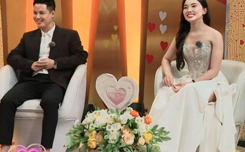 The couple at the program "Son of a Husband and a Wife". Photo: MCV Producer.