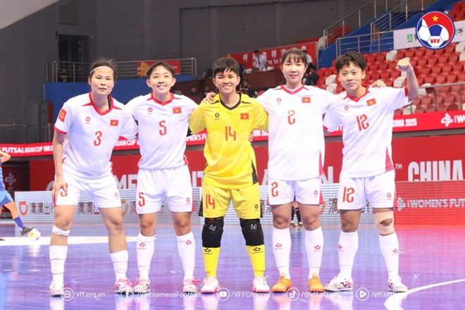 Tuyển futsal nữ Việt Nam vào tứ kết giải châu Á 2025