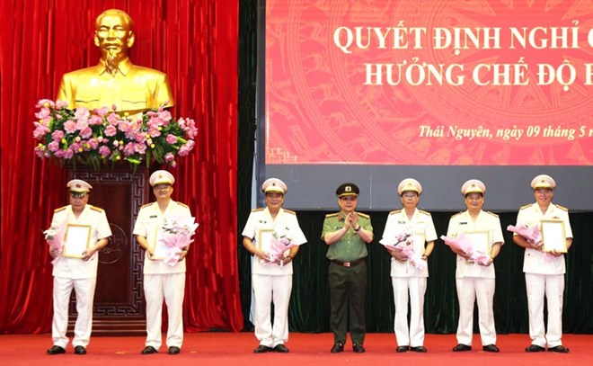 28 lãnh đạo Công an Thái Nguyên xin nghỉ hưu trước tuổi