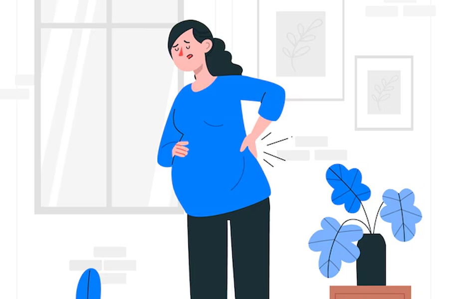 Pregnancy can affect bone health. Graphics: Thien Nhan