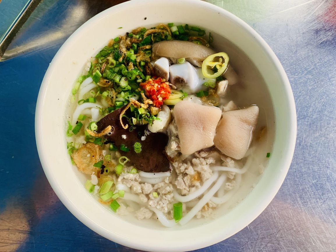 Trang Bang banh canh bowl. Photo: Hai An
