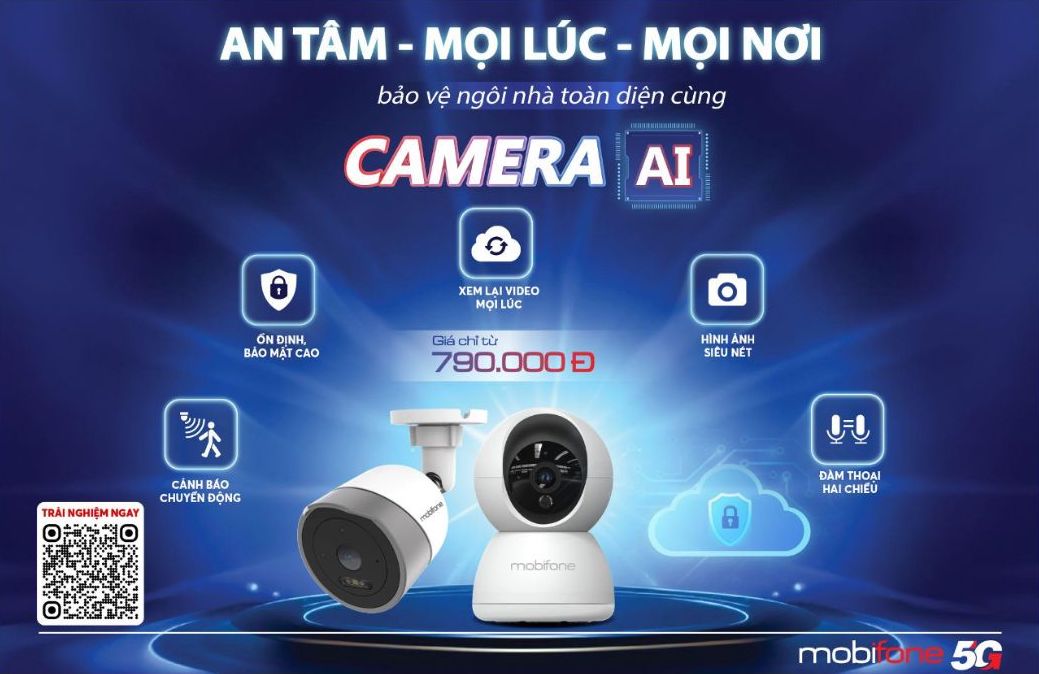 Camera AI - giai phap tich hop giua giam sat hinh anh, bao mat thong minh va kiem soat toan dien.