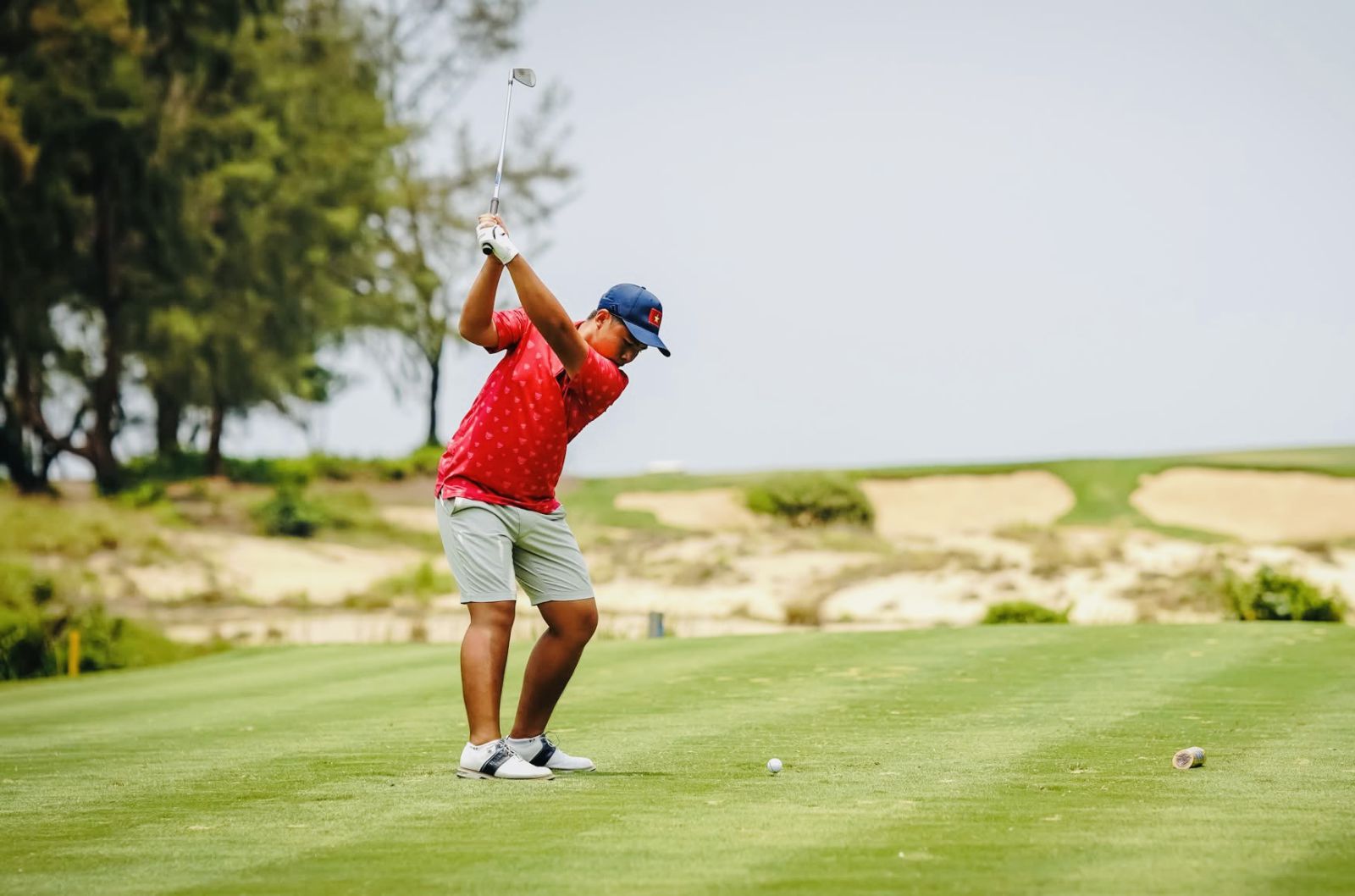 Young golfer Nguyen Tuan Anh at the Faldo Serie A 2025. Photo: Vietnam Golf Association - VGA