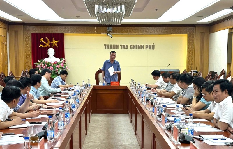 The Government Inspectorate held a meeting at the April department level. Photo: Government Inspectorate