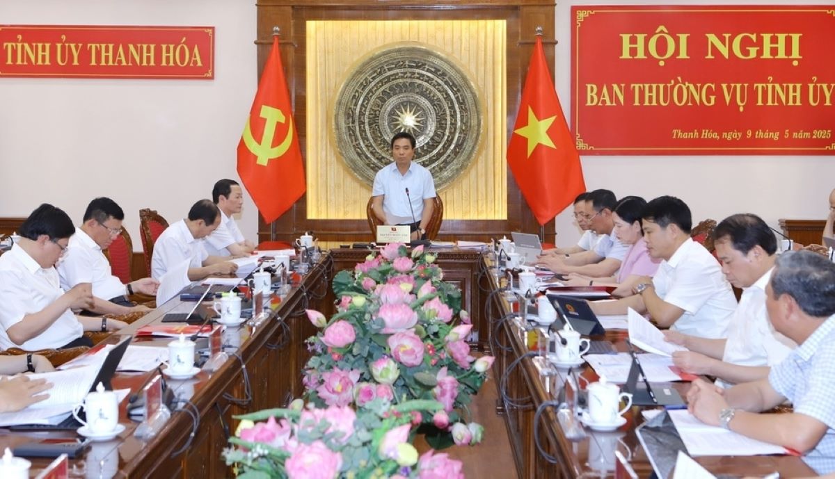 Tinh Thanh Hoa to chuc hoi nghi thong qua de an sap xep, hop nhat Bao Thanh Hoa va Dai Phat thanh - Truyen hinh Thanh Hoa. Anh: Minh Hieu