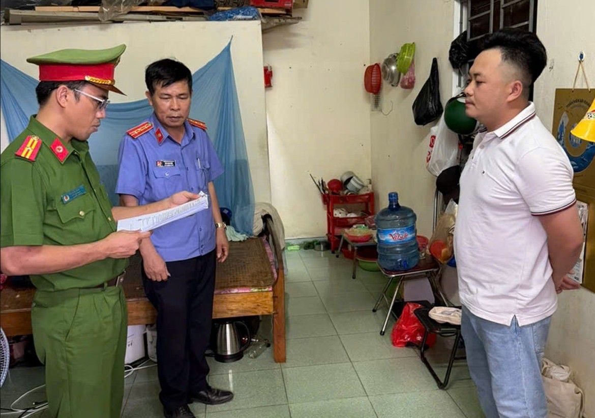 Công an Quảng Nam bắt tạm giam đối tượng Đạt vì lừa đảo 3,7 tỉ đồng. Ảnh: CACC