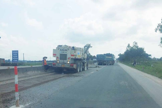 Chi nhánh BOT tuyến tránh Vinh thuộc Tập đoàn CIENCO4. Ảnh: Trần Tuấn