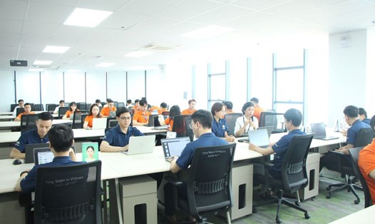 Trung tâm R&D về công nghệ cao và chip bán dẫn tại Khu Công viên Phần mềm số 2 Đà Nẵng. Ảnh: Trần Thi