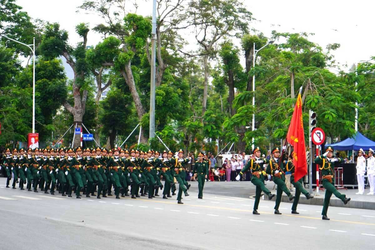 Details of 18 free parking spots to celebrate the 70th anniversary of Hai Phong Liberation. Photo: Mai Dung