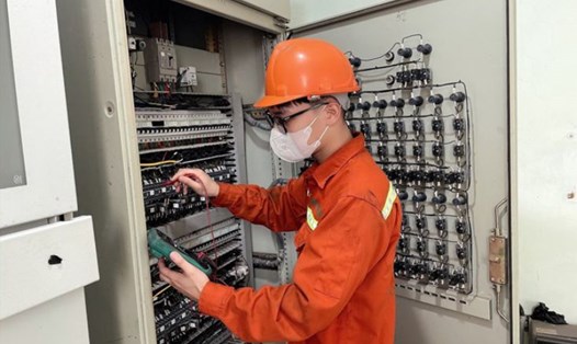 Anh Nguyễn Minh Long trong giờ làm việc tại công ty. Ảnh: Nhân vật cung cấp