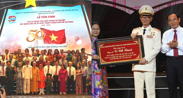 Ho Chi Minh City pays tribute to the heroes who silently contributed. Photo: Dong Hoang