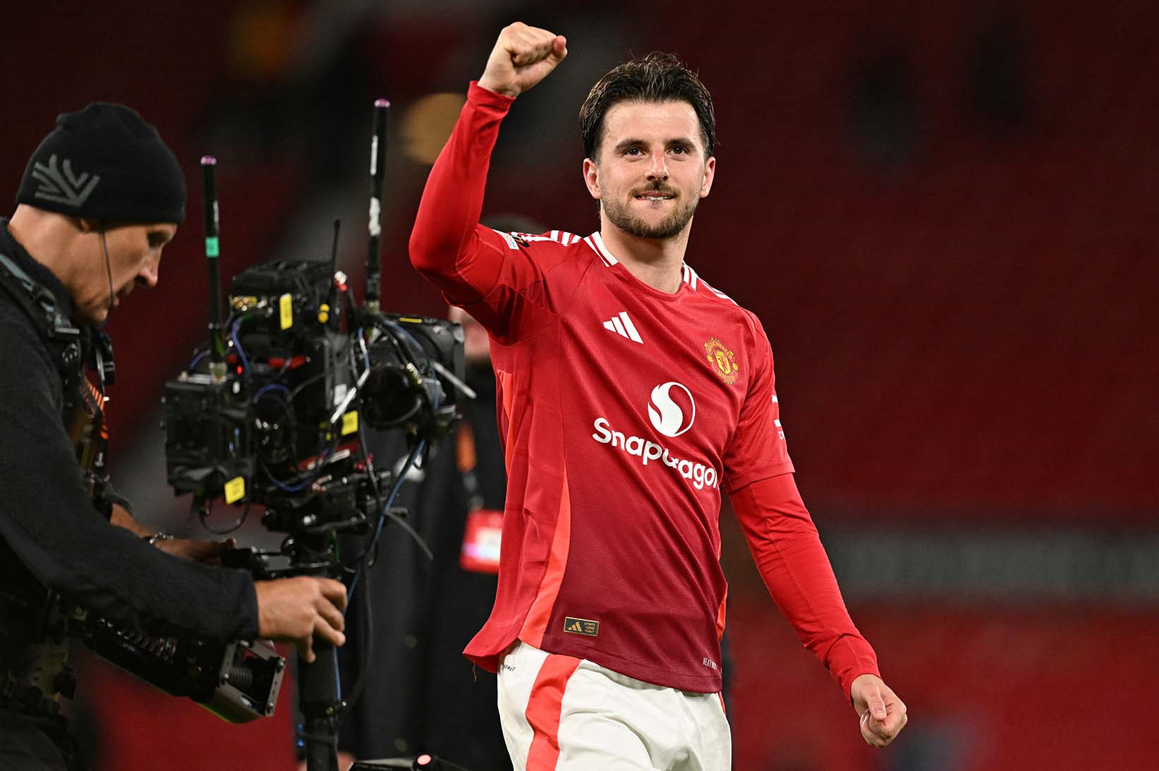 Mason Mount fue la estrella mas destacada del Manchester United en la victoria sobre el Bilbao. Imagen de AFP