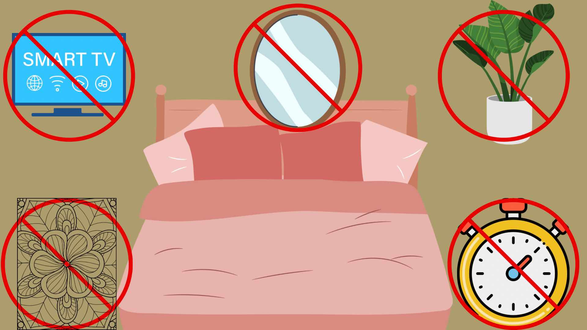 5 items that should not be placed in the bedroom. Graphic photo: Hoang Loc