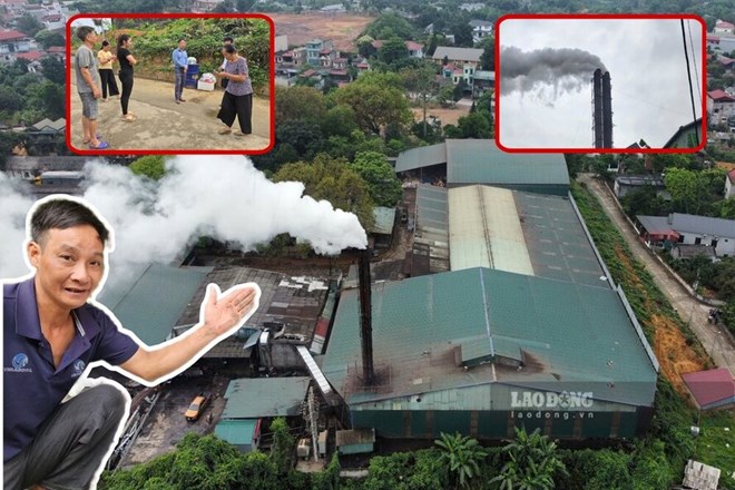 Phú Thọ chỉ đạo nóng vụ nhà máy xả khói giữa khu dân cư