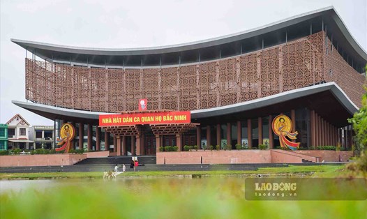 Nhà hát dân ca quan họ Bắc Ninh. Ảnh: Vân Trường