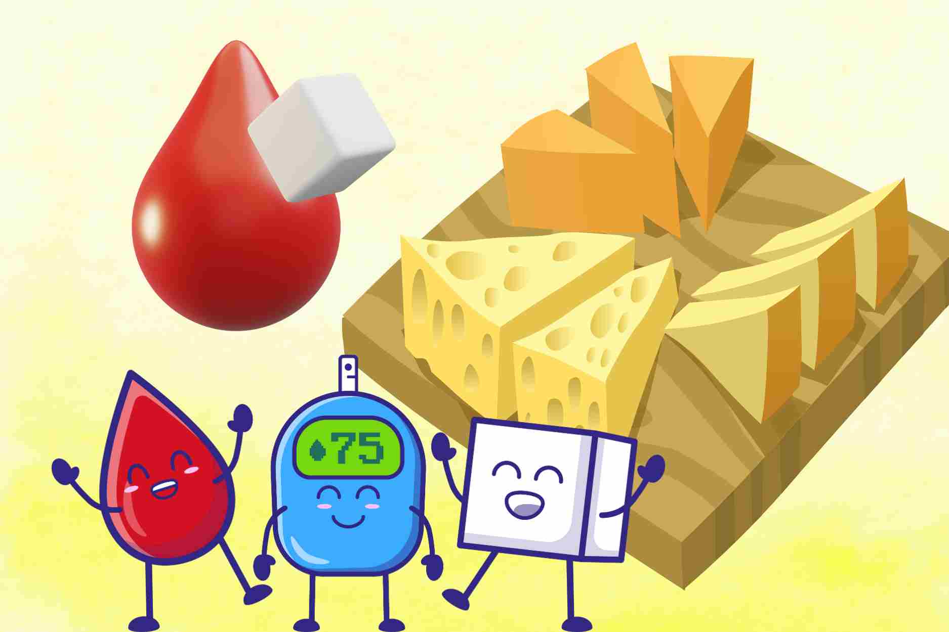 Beneficios inesperados del queso para las personas con glucosa alta