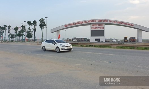 Khu công nghiệp Gia Bình II (tỉnh Bắc Ninh). Ảnh: Vân Trường