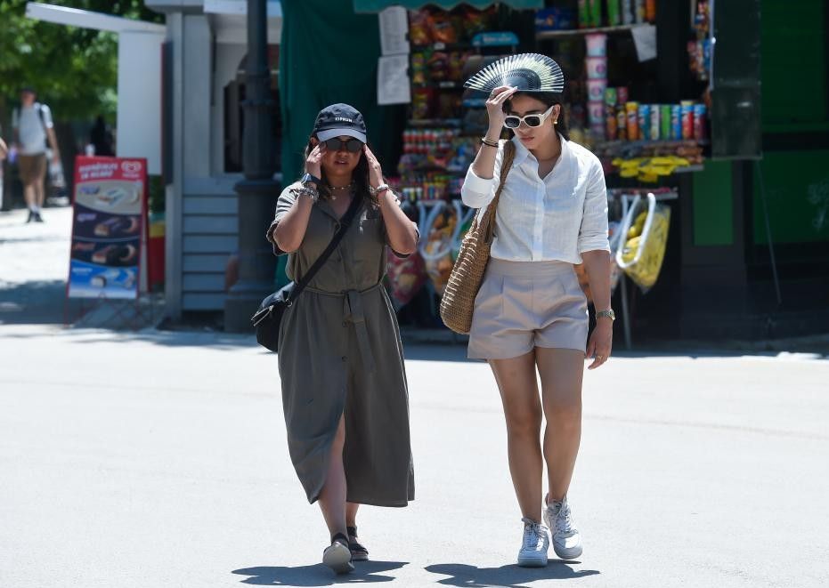 Nang nong o Madrid, Tay Ban Nha, ngay 29.5.2025. Anh: Xinhua