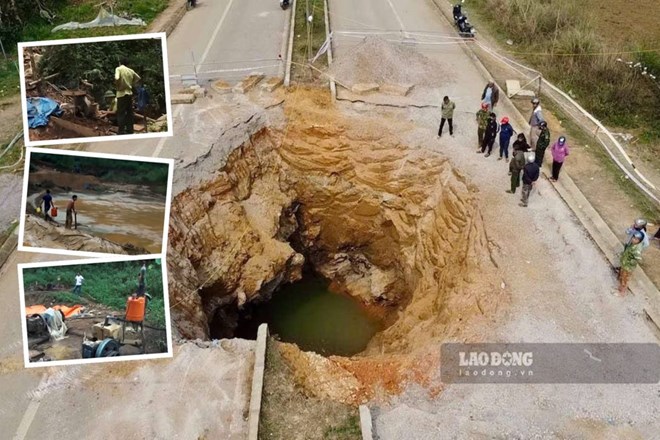 Nghi vấn khai thác vàng gây hiện tượng hố tử thần ở Bắc Kạn